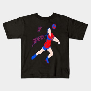 YAY IRENE DAY NEON GIRL VOLLEYBALL PLAYER Kids T-Shirt